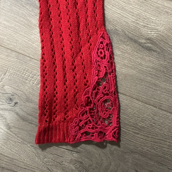 American rag live tuni wide turntleneck and croche sweater, size S - Picture 2 of 7